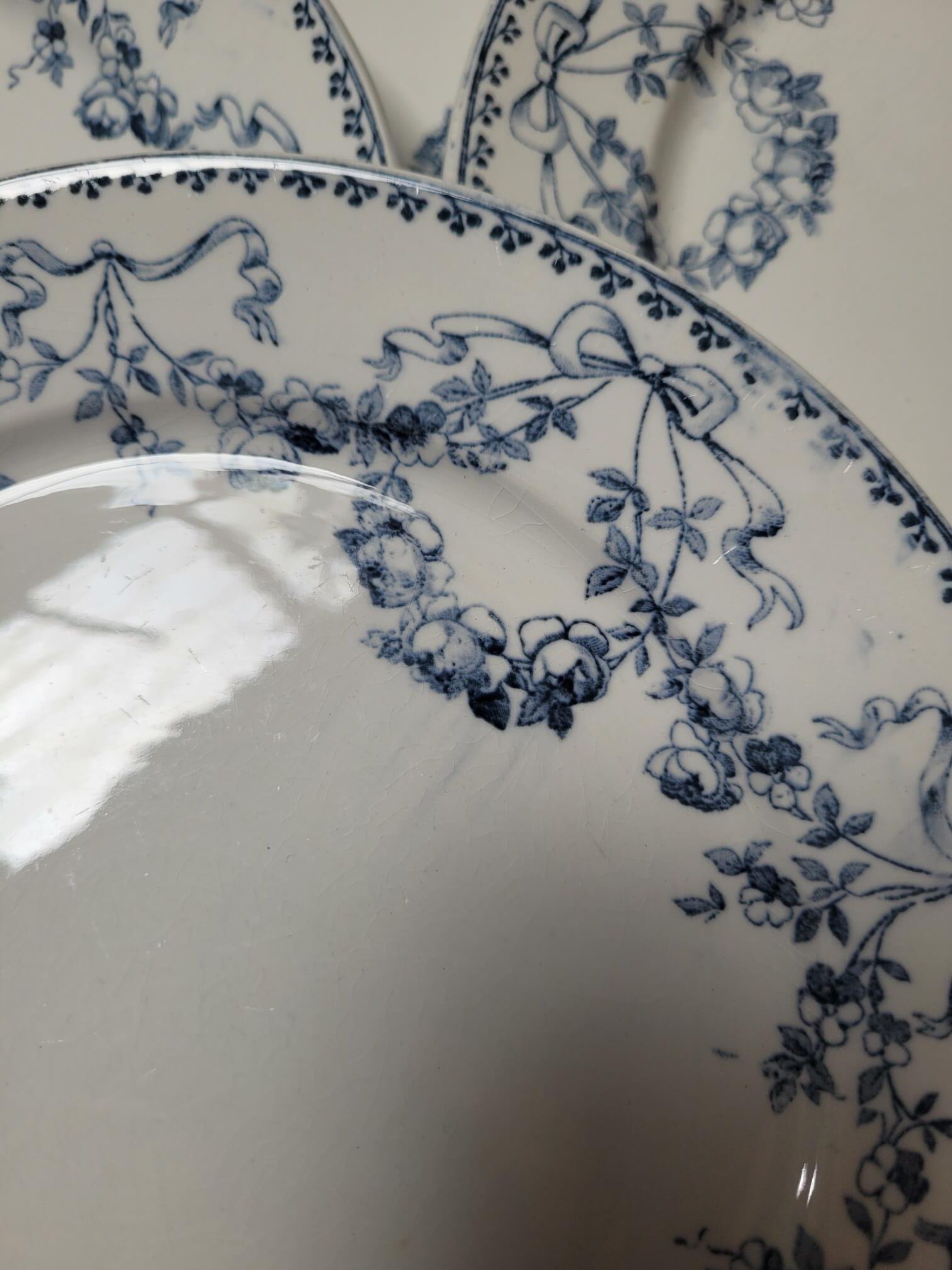 Lot de 9 assiettes à dessert