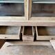 Glass-fronted dresser in pitch pine - Late 19th century