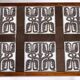 Tables Gigognes en Palissandre avec Carreaux, Danemark, 1960s, Set de 3