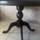 Table ronde en bois massif