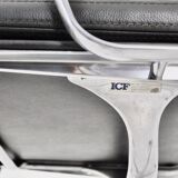 Black leather Soft Pad Chair by Charles & Ray Eames for ICF, 1970S