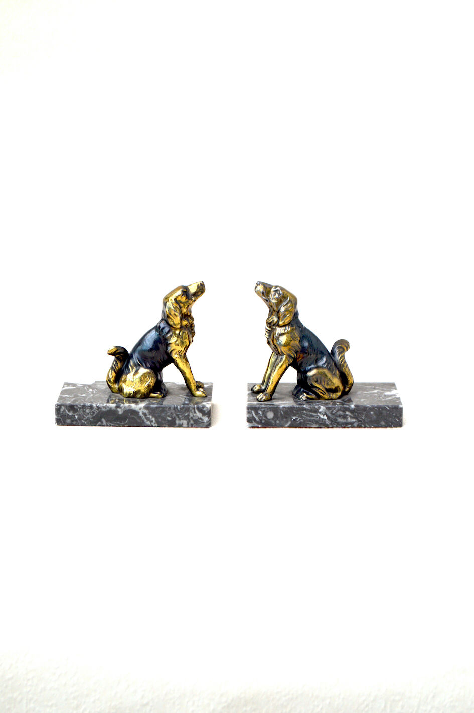 Pair of dog bookends