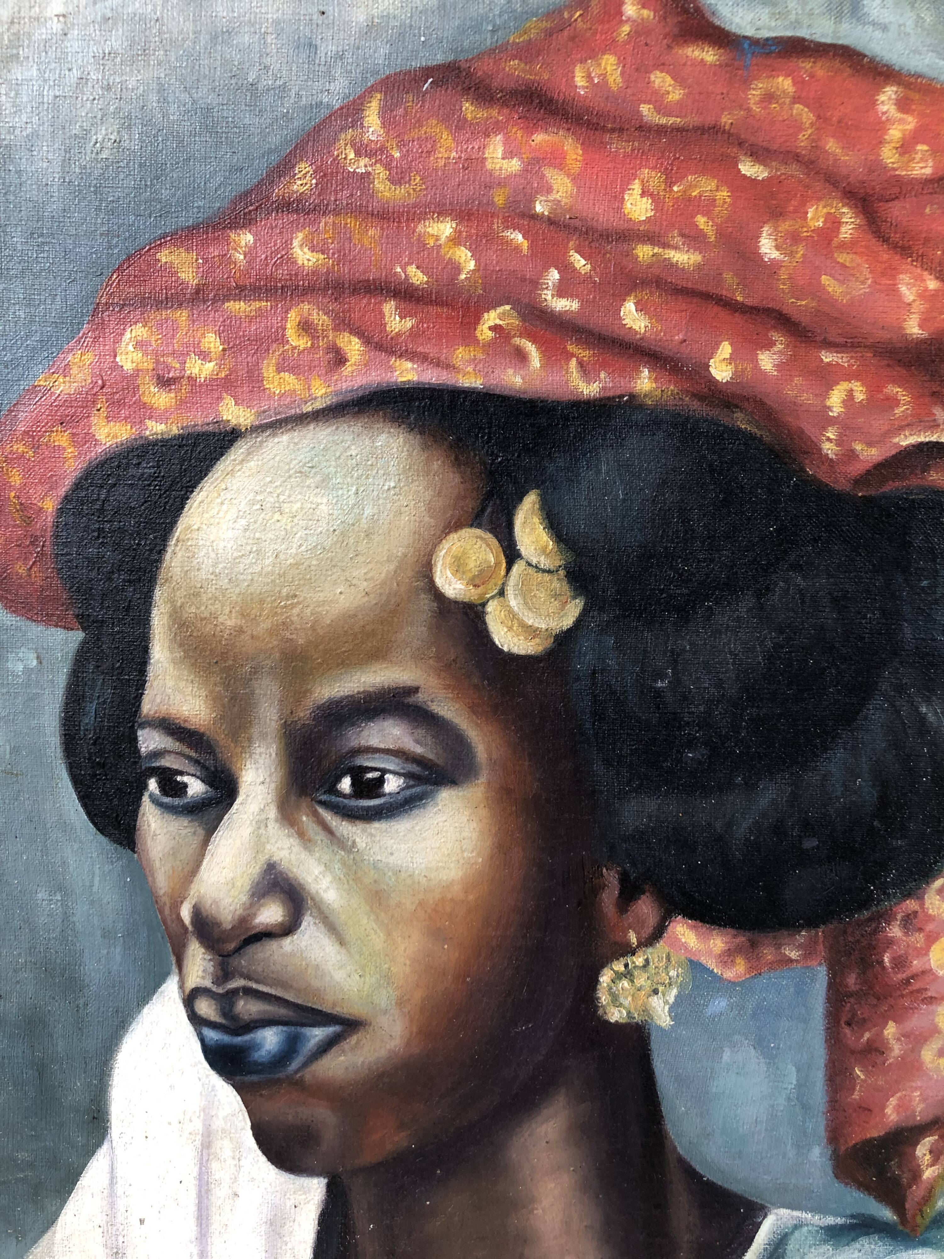 Portrait of an African woman