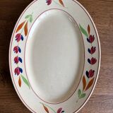 Gien Jeannine ironstone oval dish