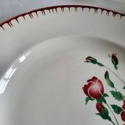 Grand plat rond de service sarreguemines modèle epernay