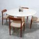 Vintage travertine dining table