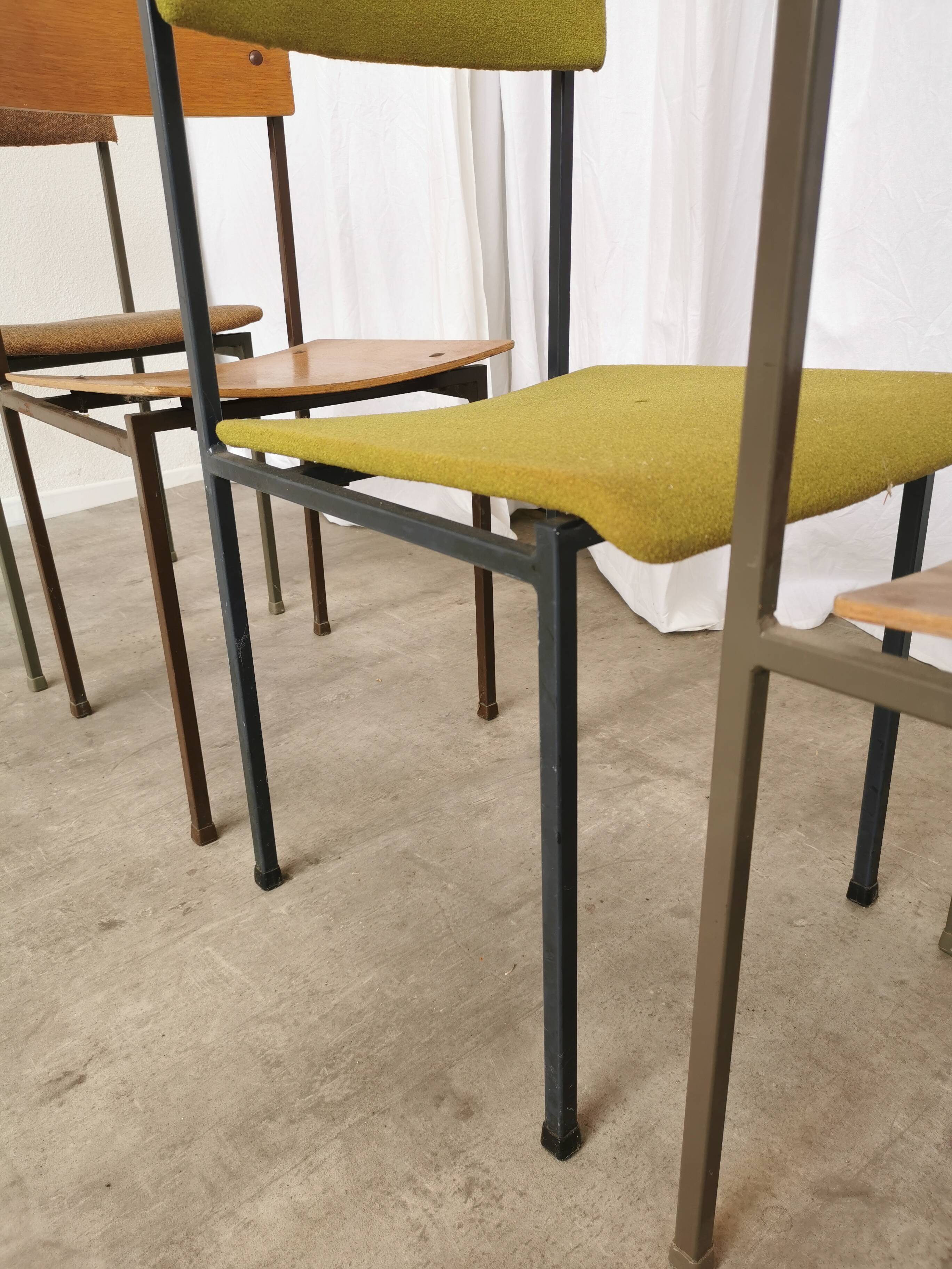Chaises de salle à manger industrielles vintage - Stol Kamnik années 1970 - Lot de 4 - Mix & Mat