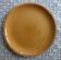 Round ochre dish