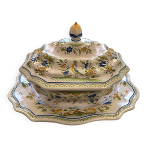 Soupière et son plat