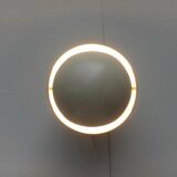 Mid-century Dutch space age wall lamp by Radboud Van Beekum for Raak, 1960s.