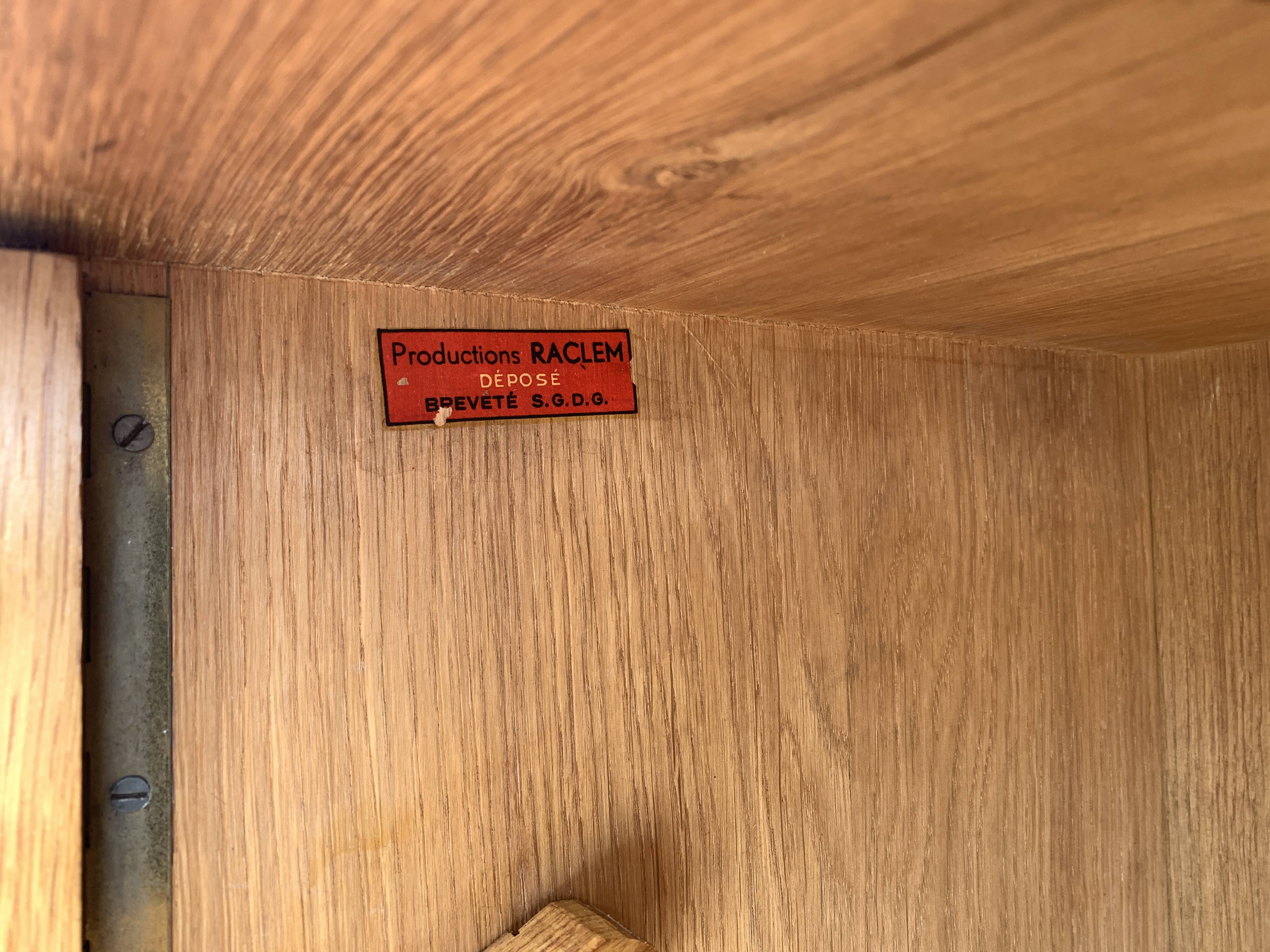 Wooden office or secretary Raclem, 1950