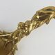Art Nouveau candle holder in bronze by A Vogt