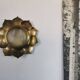 Brass flower ceiling or wall light