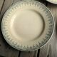 Lot of 5 old ceramic flat plates of Saint Amand green edry