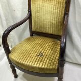 Charles X mahogany armchair