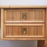 Bamboo and Rattan Desk by Dal Vera