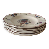 Set of 6 Sarreguemines Agreste plates