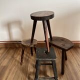 Set of 4 mismatched stools