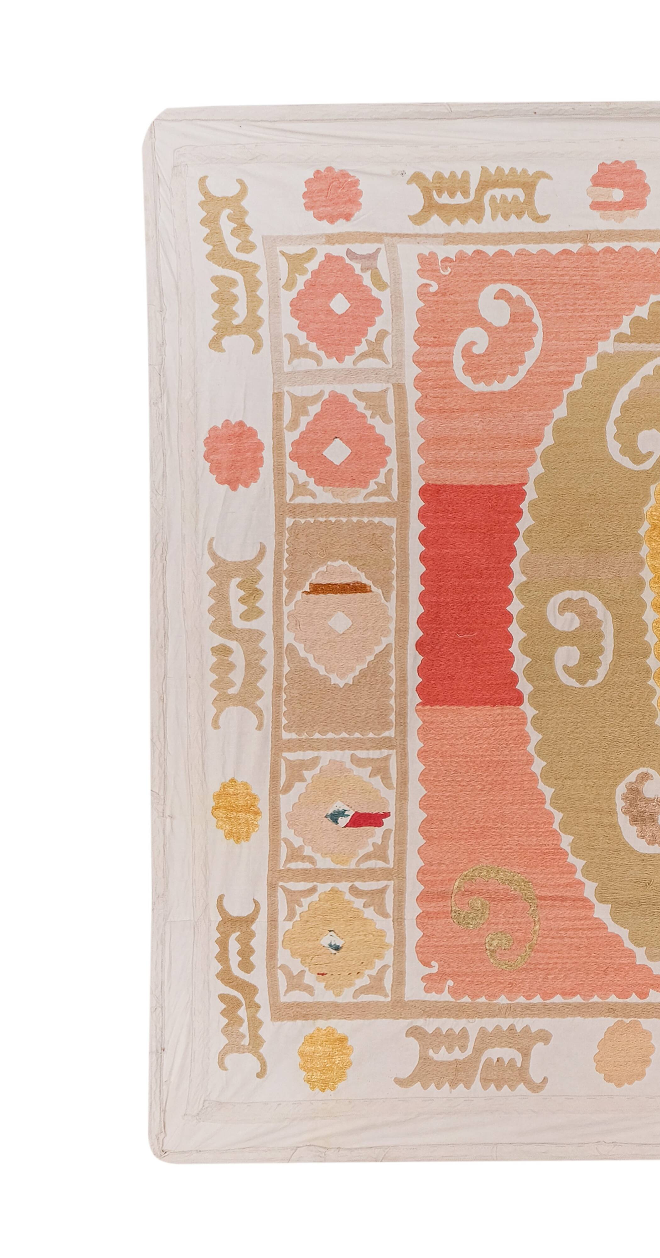 Hand knotted rug, vintage Turkish rug 117x151 cm