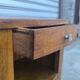 Art Deco bedside table in solid oak