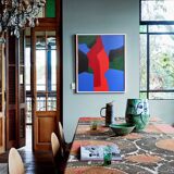 Original Klein Blue Abstract