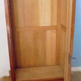 Vintage wood wardrobe