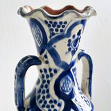 Vase peint à la main style Maghrébin.