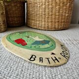 Old enameled plaque “Bathroom”
