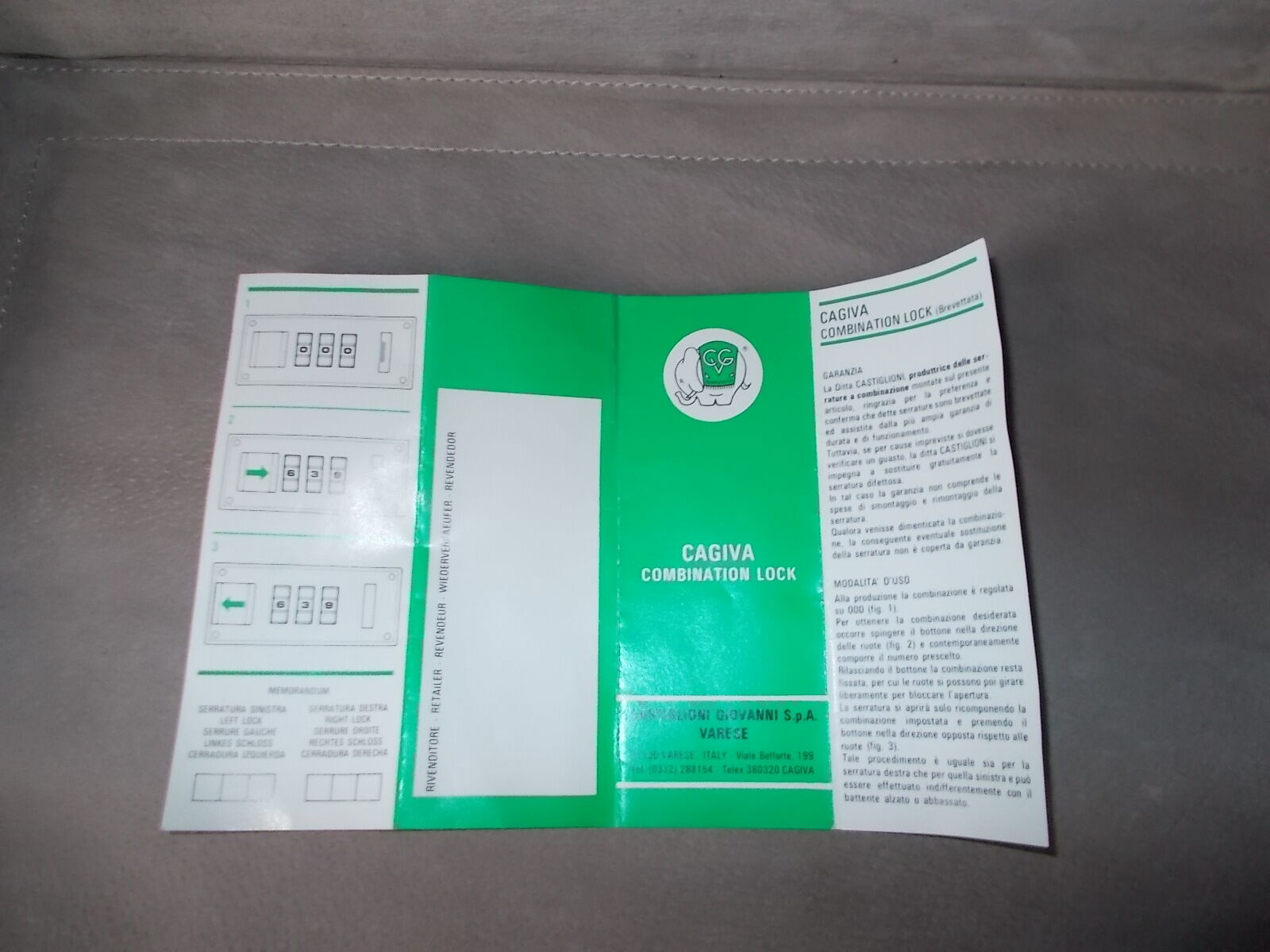 Leather briefcase-case