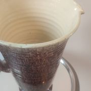 Large conical pitcher vase Accolay ceramics
