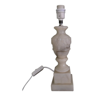 White marble lamp legs