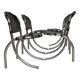 Chaises Medusa par Alberto Bazzani pour Studio Tetrarch, années 1970