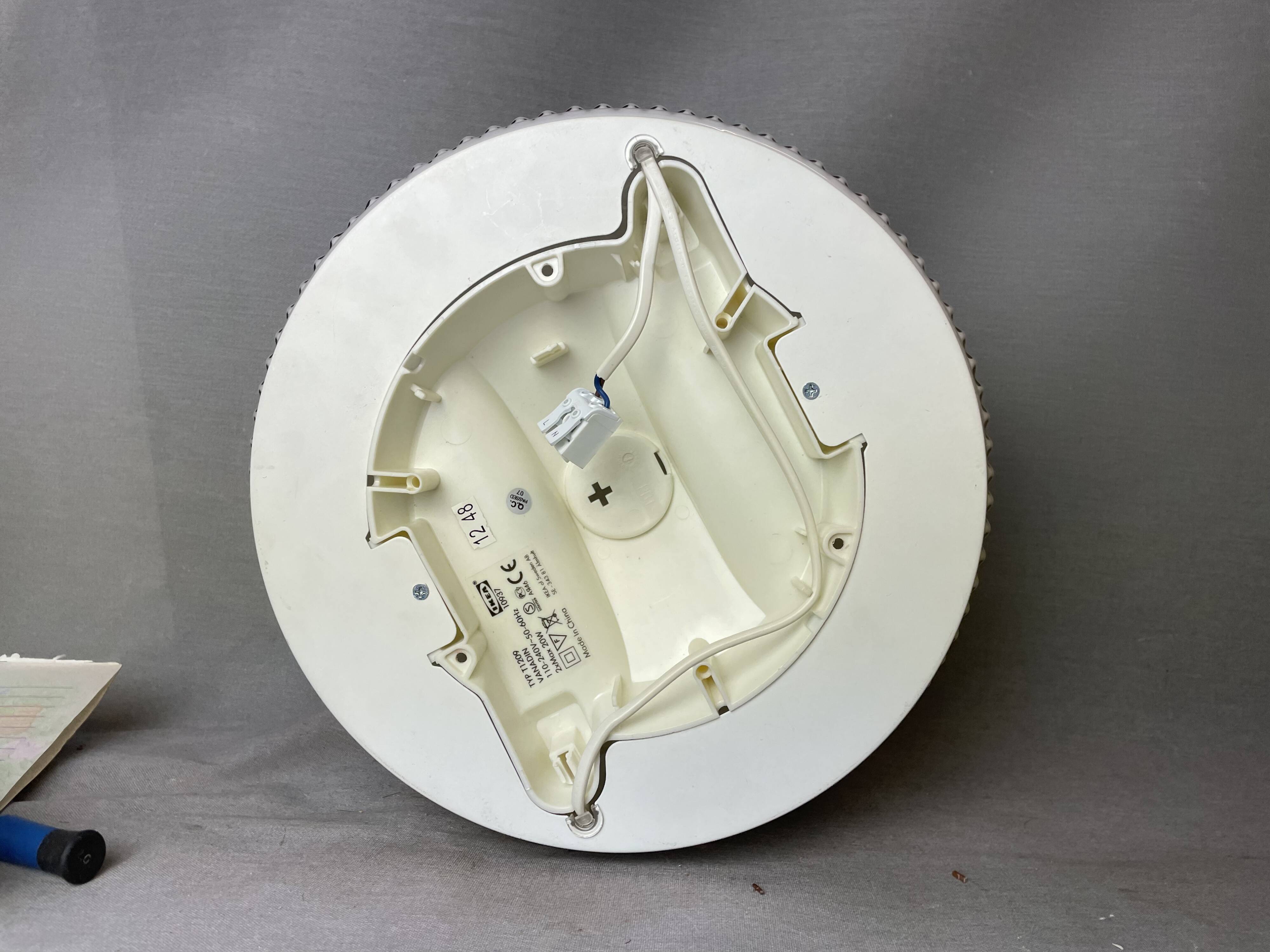 Large flush mount wall or ceiling light