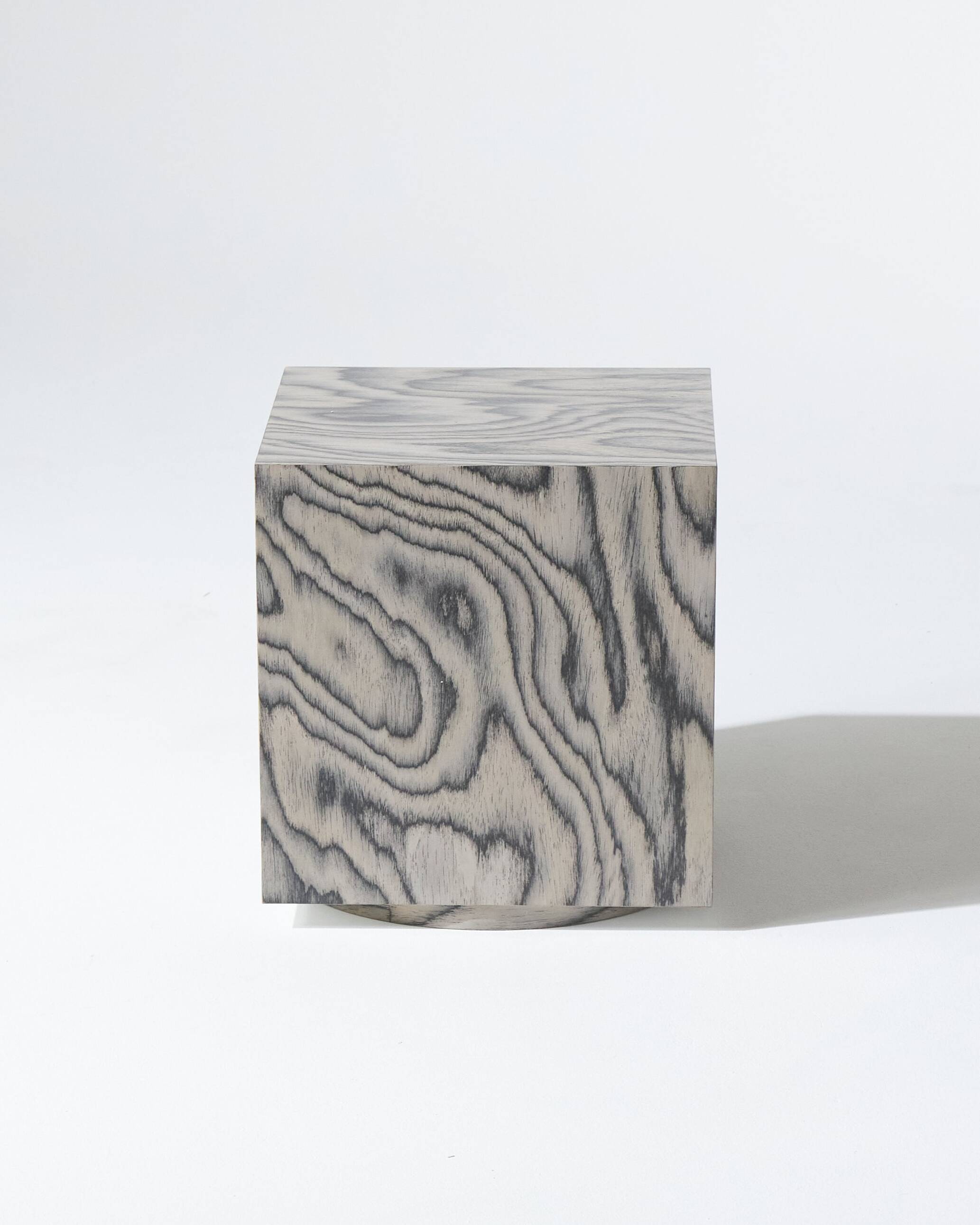 Sottsass object 106 wood veneer side table