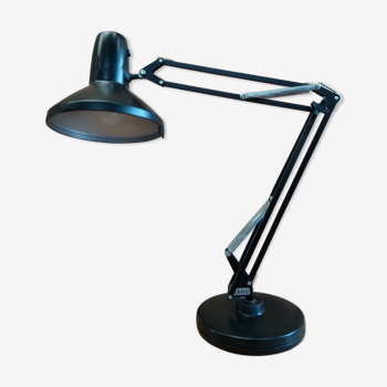 Lampe architecte noire sur socle Ledu