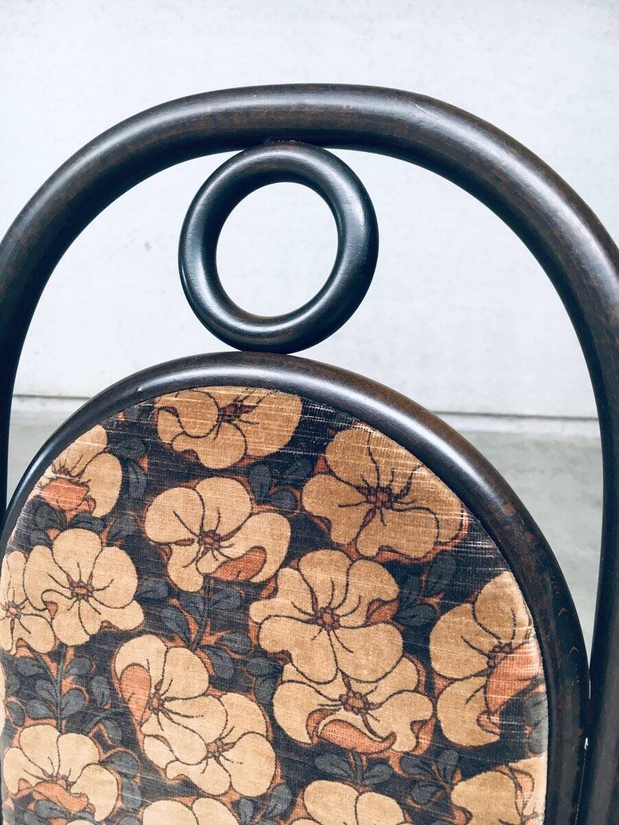 Model 207R Long John Dining Chairs from Thonet, 1979, Set of 5