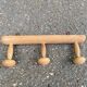 Solid wood coat rack