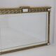 1980s Large Asian Carved Wood Mirror