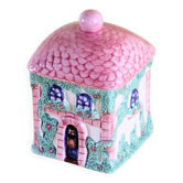House-shaped ceramic box