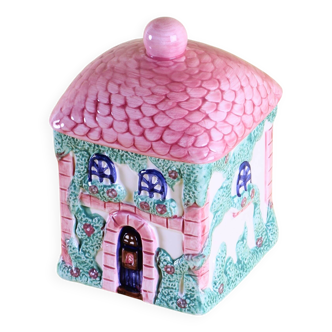 House-shaped ceramic box