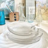 4 glass fish cups