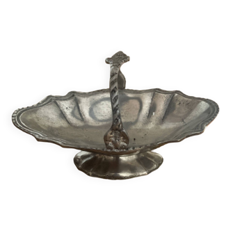 Pewter saucer