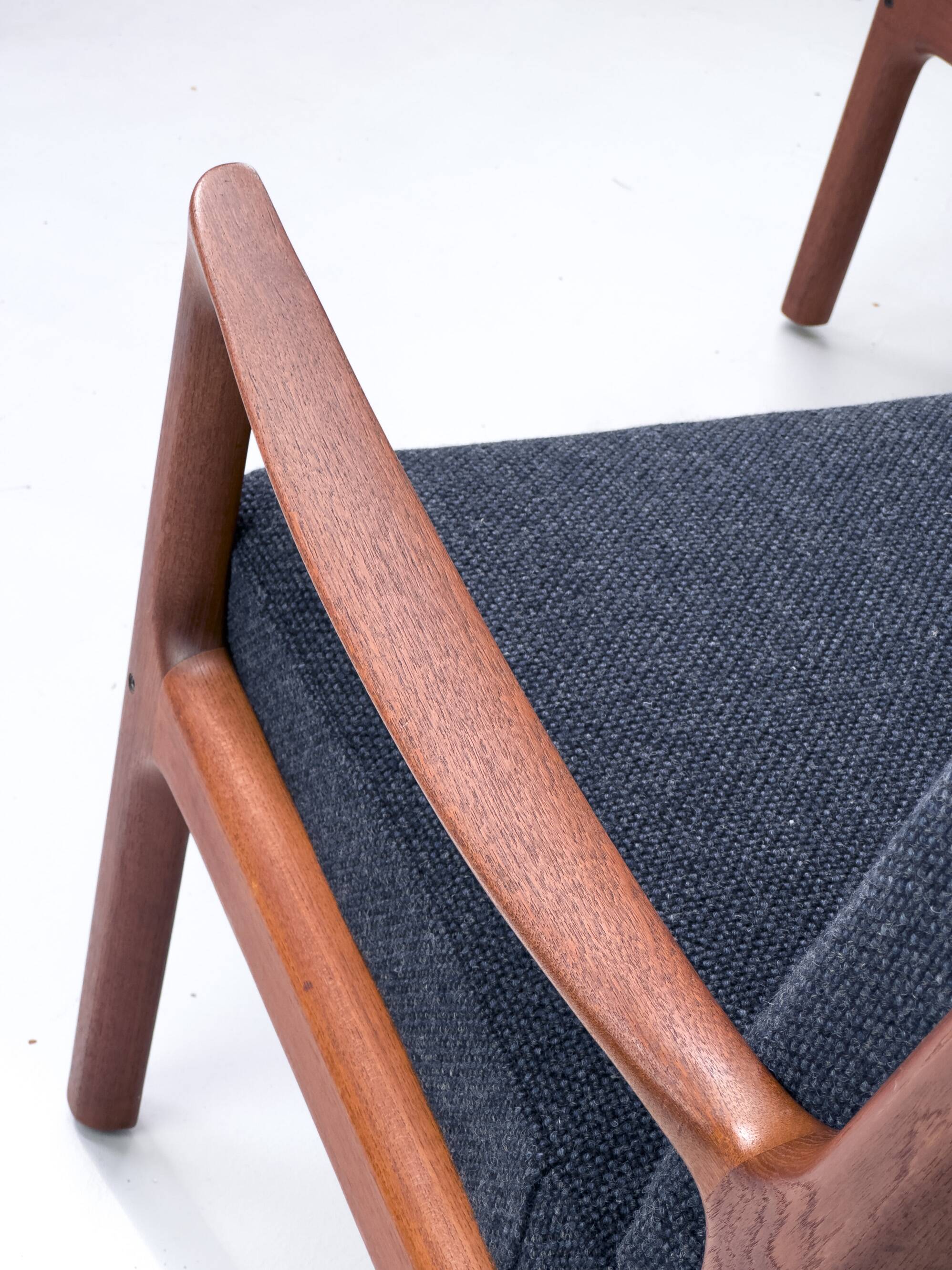 Fauteuils Senator en Teck et Laine par Ole Wanscher pour France & Søn, 1960s