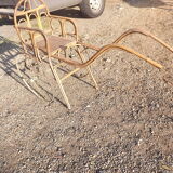 Child cart in bamboo and osier 1900