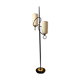Lampadaire Stilnovo années 50 opalines et boucles laiton