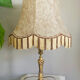 Empire / Directoire living room lamp in gilded bronze, mid-20th century