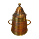 Copper and brass pot Jean Paul Thévenot