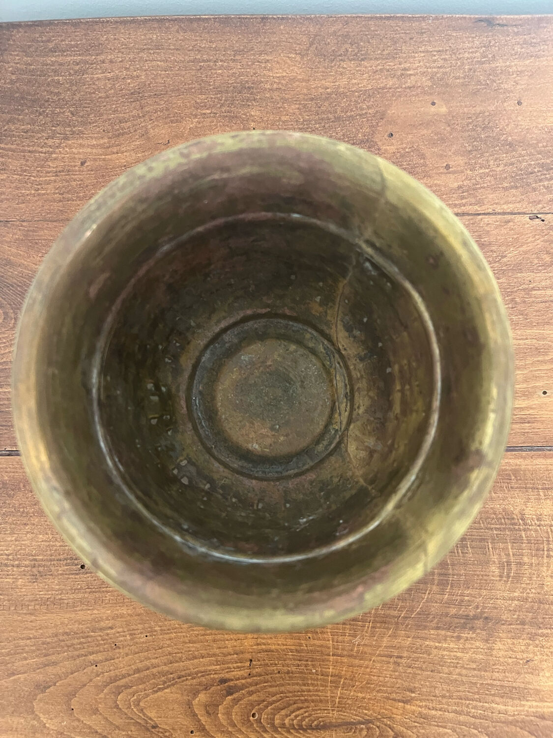 Brass pot cover