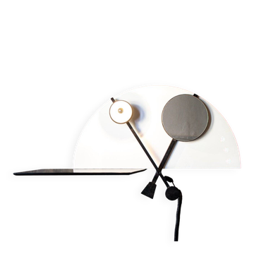 Console with mirror by Giotto Stoppino for Acerbis, 1970s.