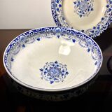 4 Assorted plates from Longwy and Moustiers